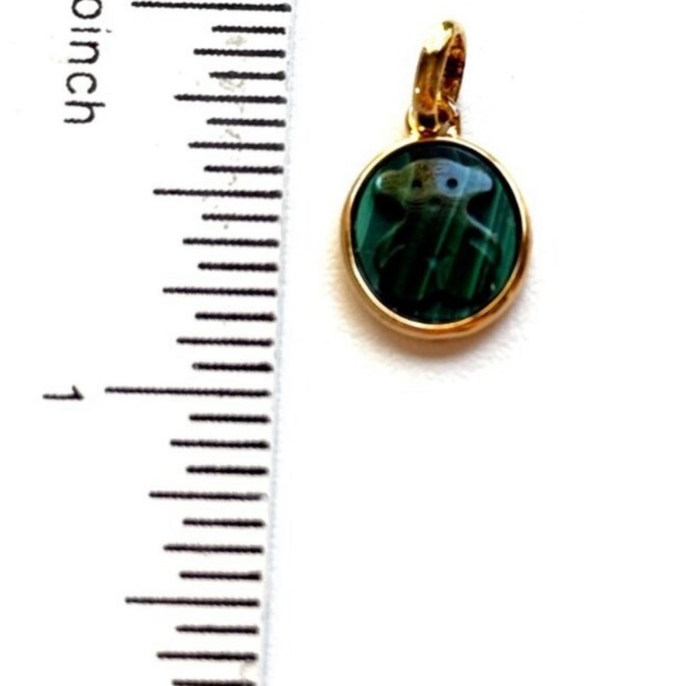 3633 TOUS MALACHITE CHARM JEWELRY
